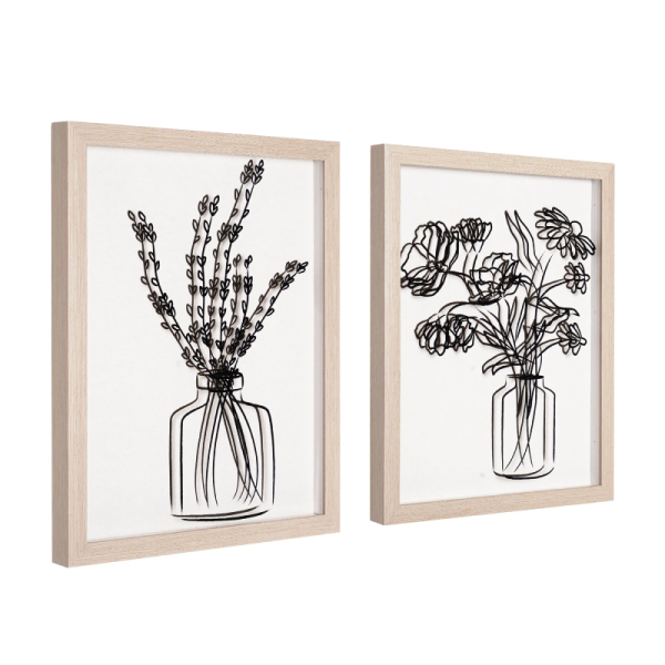 Clear Framed Wall Decor